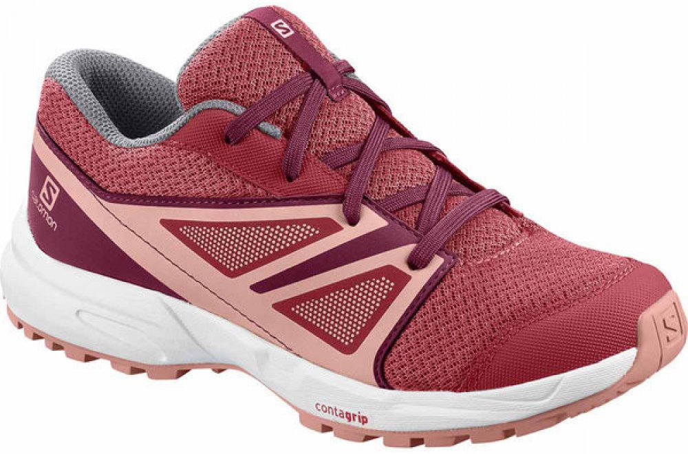 کفش بچگانه سالامون SENSE J Garnet RoseBeetCoral Alm - تصویر 2