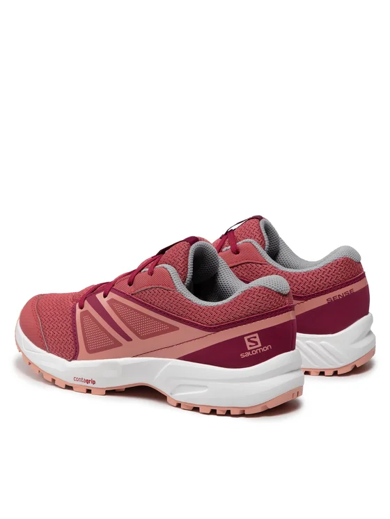 کفش بچگانه سالامون SENSE J Garnet RoseBeetCoral Alm - تصویر 3